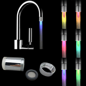 LED Colorful Glow Faucet Light