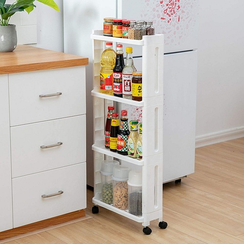 Mobile Creative Kitchen Shelf