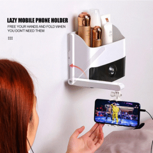 Multi-function Wall Mounted Bedside Shelf with Phone Holder
