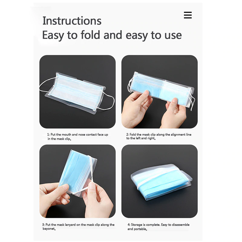 Portable Mask Storage Clip 10PCS - Image 5