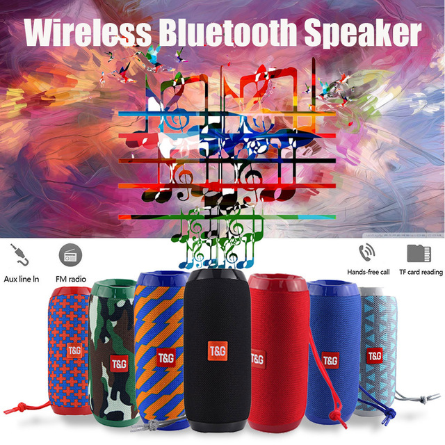 Portable Powerful Bass Waterproof Bluetooth Speaker