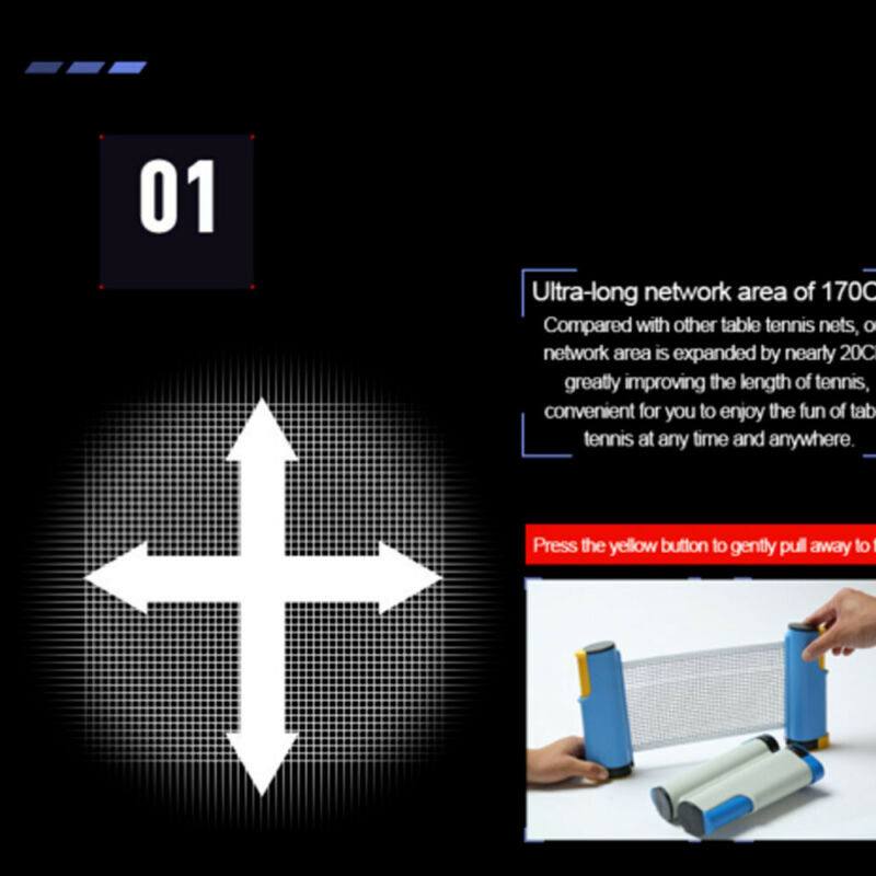 RETRACTABLE TABLE TENNIS NET - Image 6