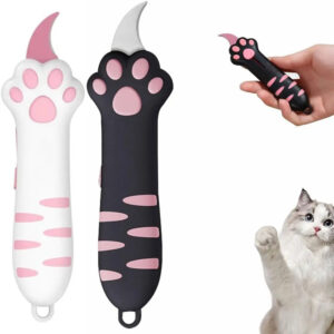 Retractable Cat Paw Box Cutter – Cute Portable Utility Knife Set for Packages & Gifts