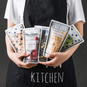 Reusable Mason Bottle Ziplock Bag (Set of 7)