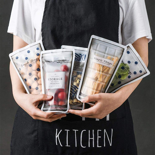 Reusable Mason Bottle Ziplock Bag (Set of 7)