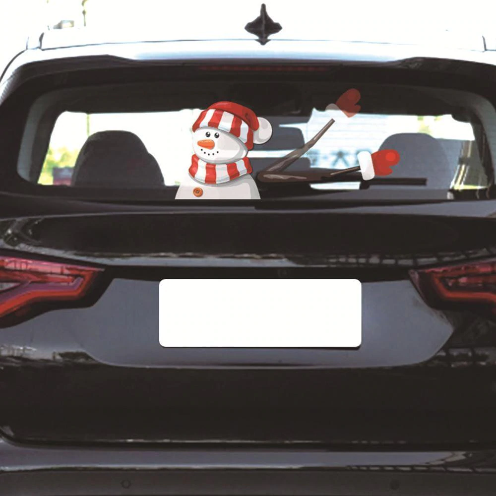 Santa Claus Waving WiperTag with Decal - Image 2