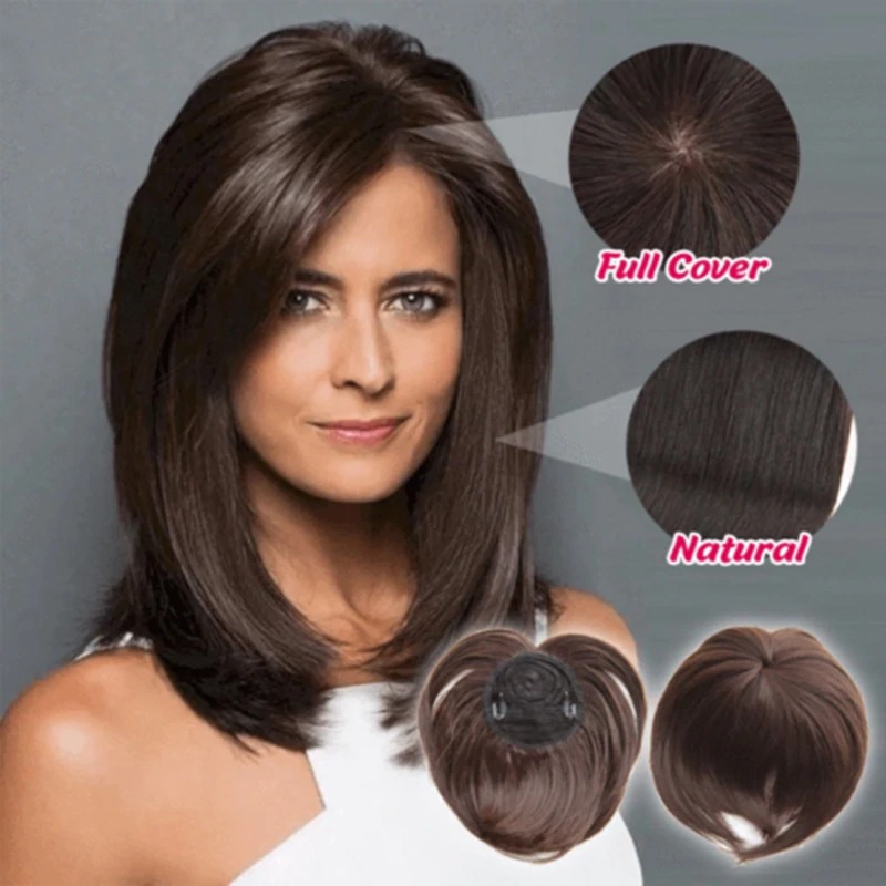 Silky Clip-On Hair Topper - Image 2