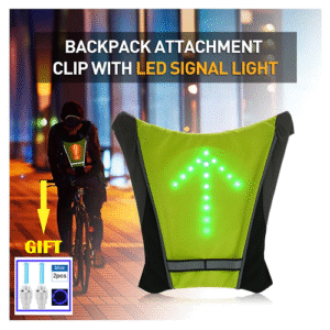 THE LED VEST WHITH DIRECTION INDICATORS