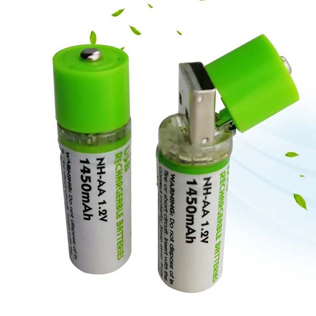 USB Rechargeable AA Batteries (2Pcs) - Image 4