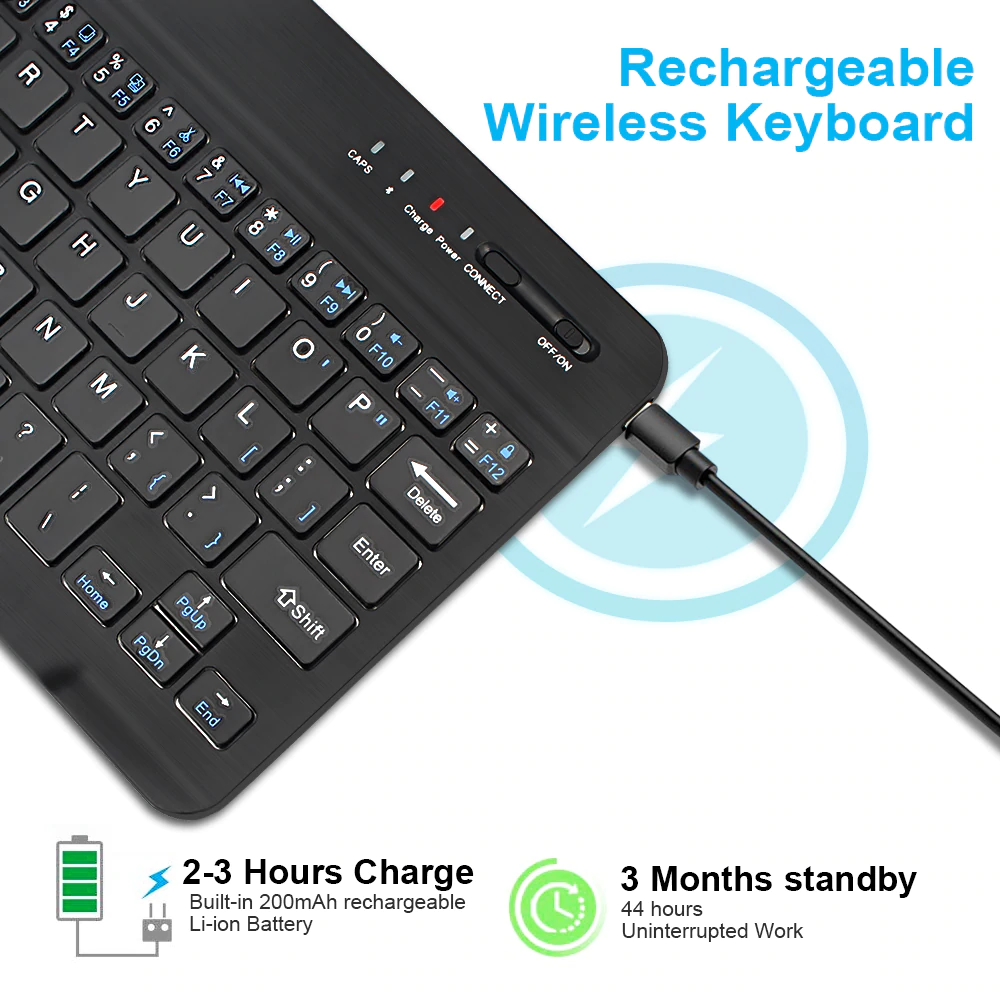 Ultra-Portable Bluetooth Smartphone Keyboard - Image 2
