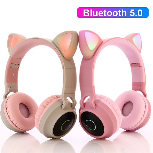 Wireless Cat Ear Headphones Bluetooth Headset