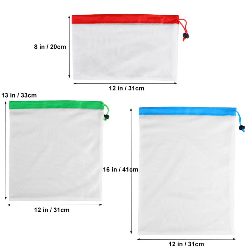 12pcs Reusable Produce Bags - Image 4