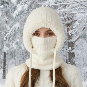 3 in 1 Beanie Hat For Women