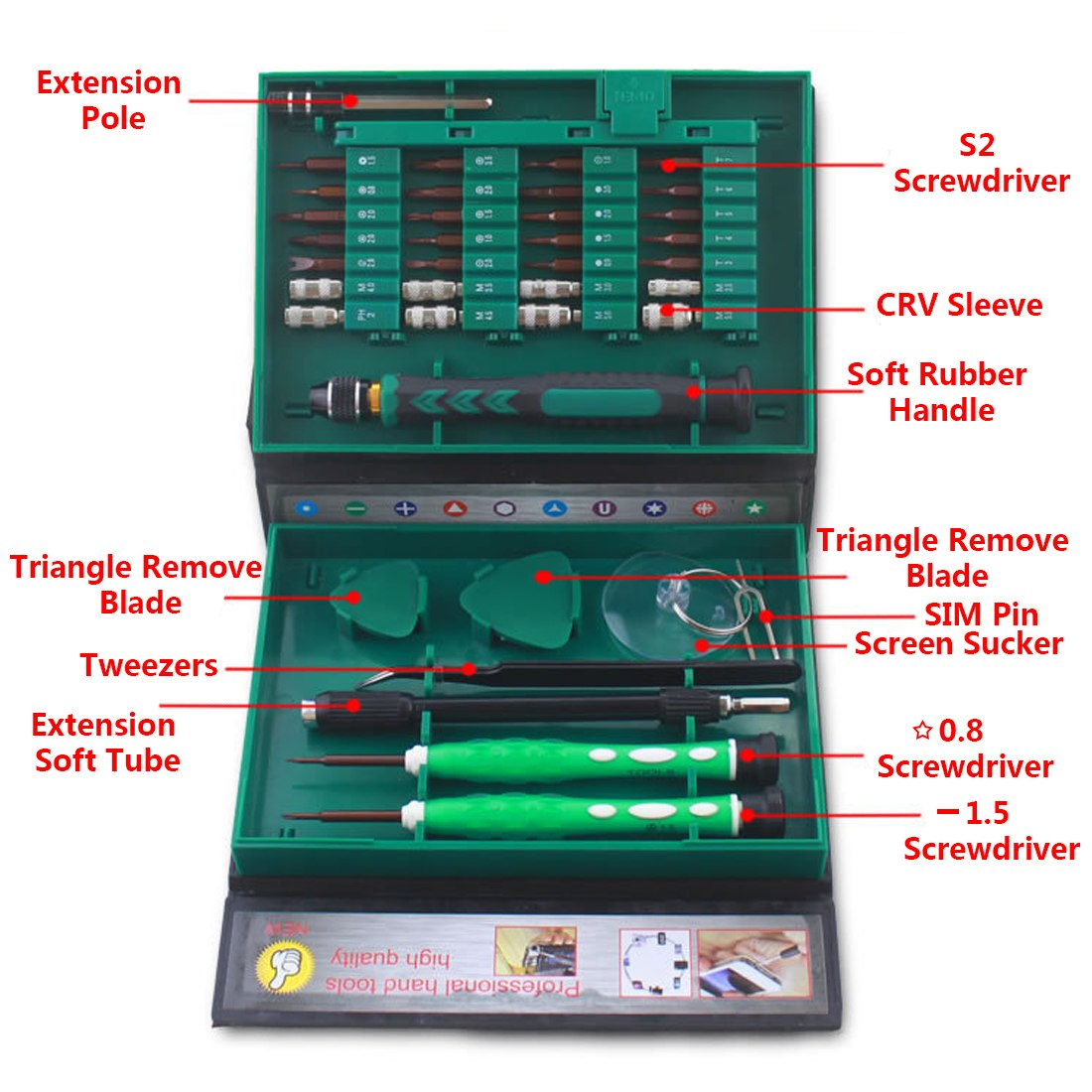 38 in 1 Magnetic Screwdriver Kit - Image 2