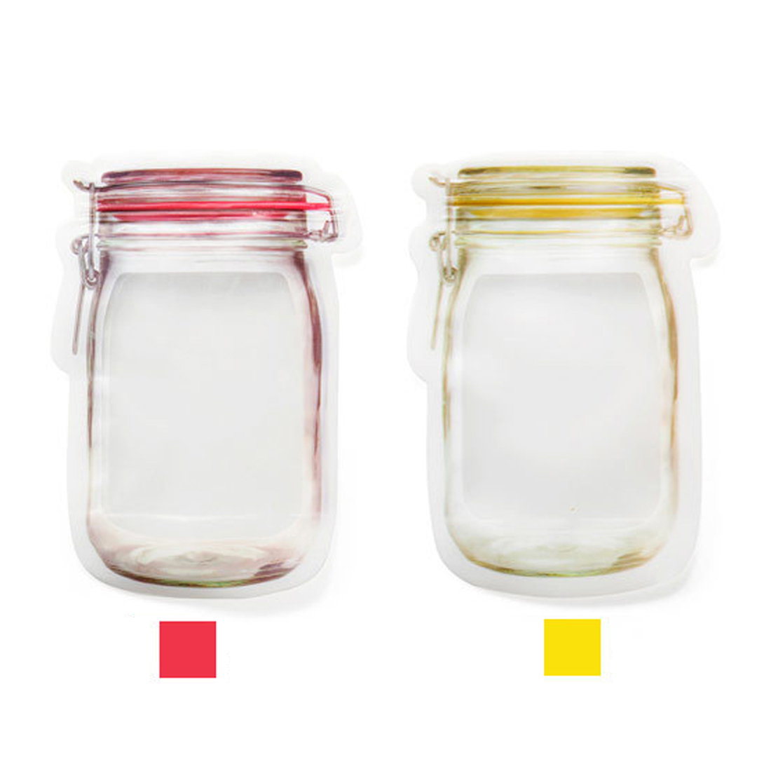 3pcs Mason Jar Zipper Bags - Image 3