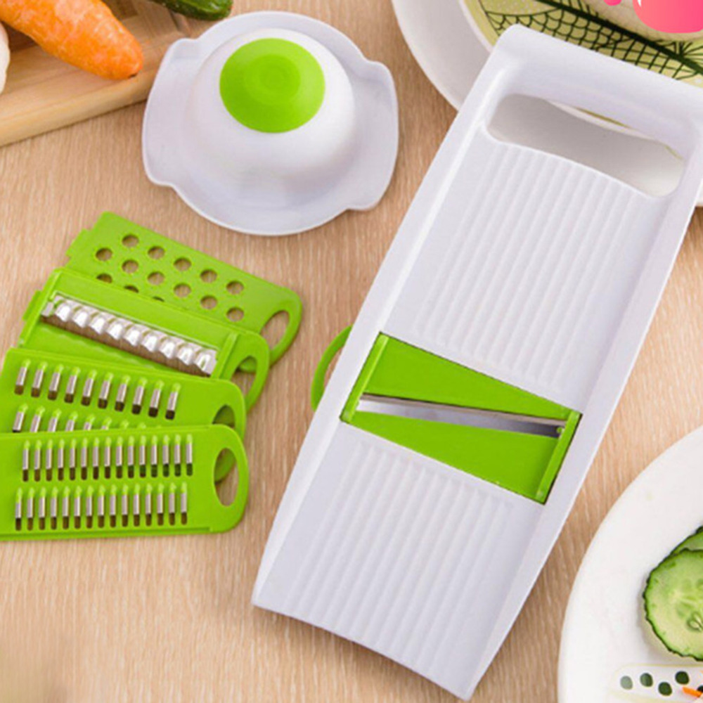 5 in 1 Stainless Steel Blade Vegetables Cutter - Image 4