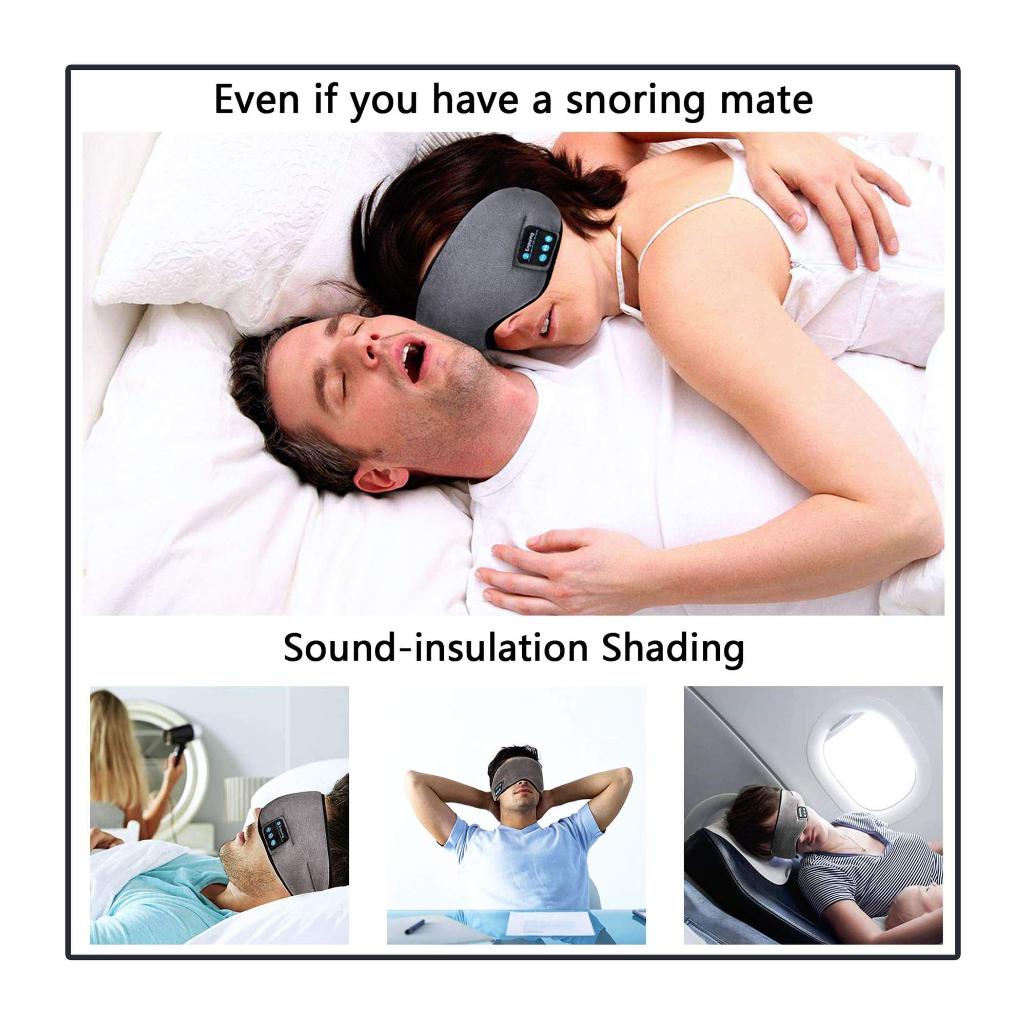 BLUETOOTH SLEEPING EYE MASK HEADSET - Image 2