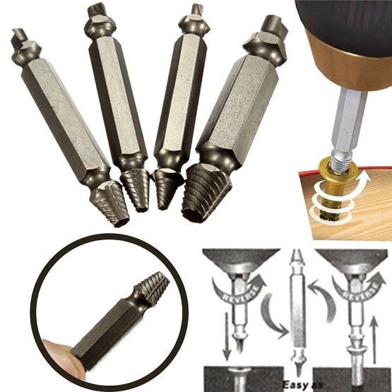 EASYOUT - DAMAGED SCREW EXTRACTOR (4PCS)