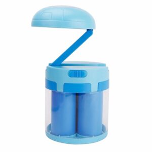 LED Salt Water Chemical Powered Night Light Portable Desk Lamp