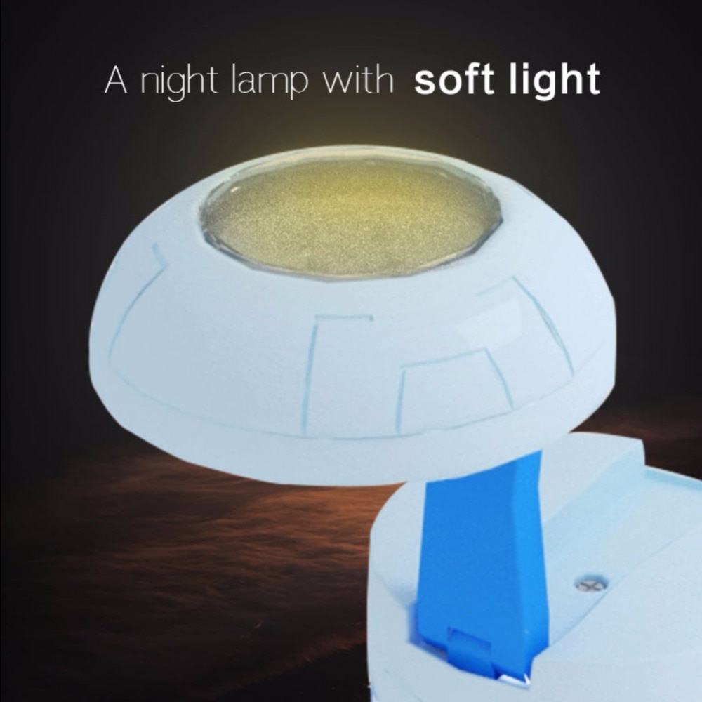 LED Salt Water Chemical Powered Night Light Portable Desk Lamp - Image 4
