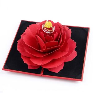 Red Rose Ring Box