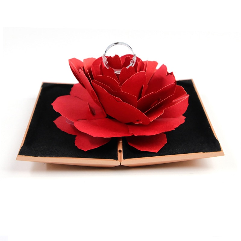 Red Rose Ring Box - Image 3