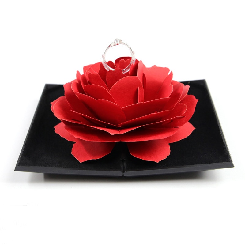 Red Rose Ring Box - Image 4