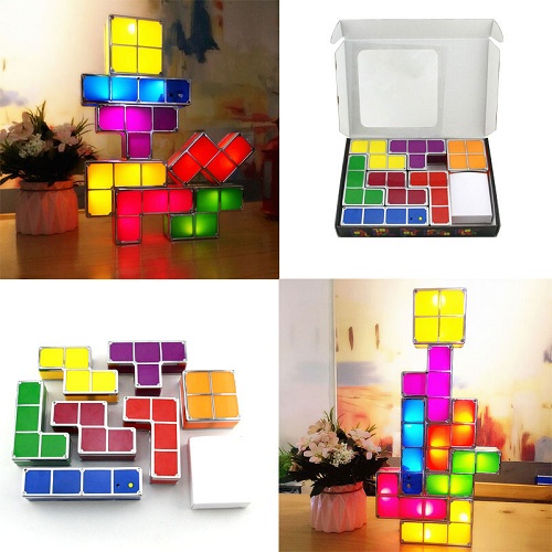 Tetris Stackable LED Night Light