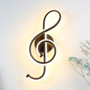 Treble Clef Wall Lamp
