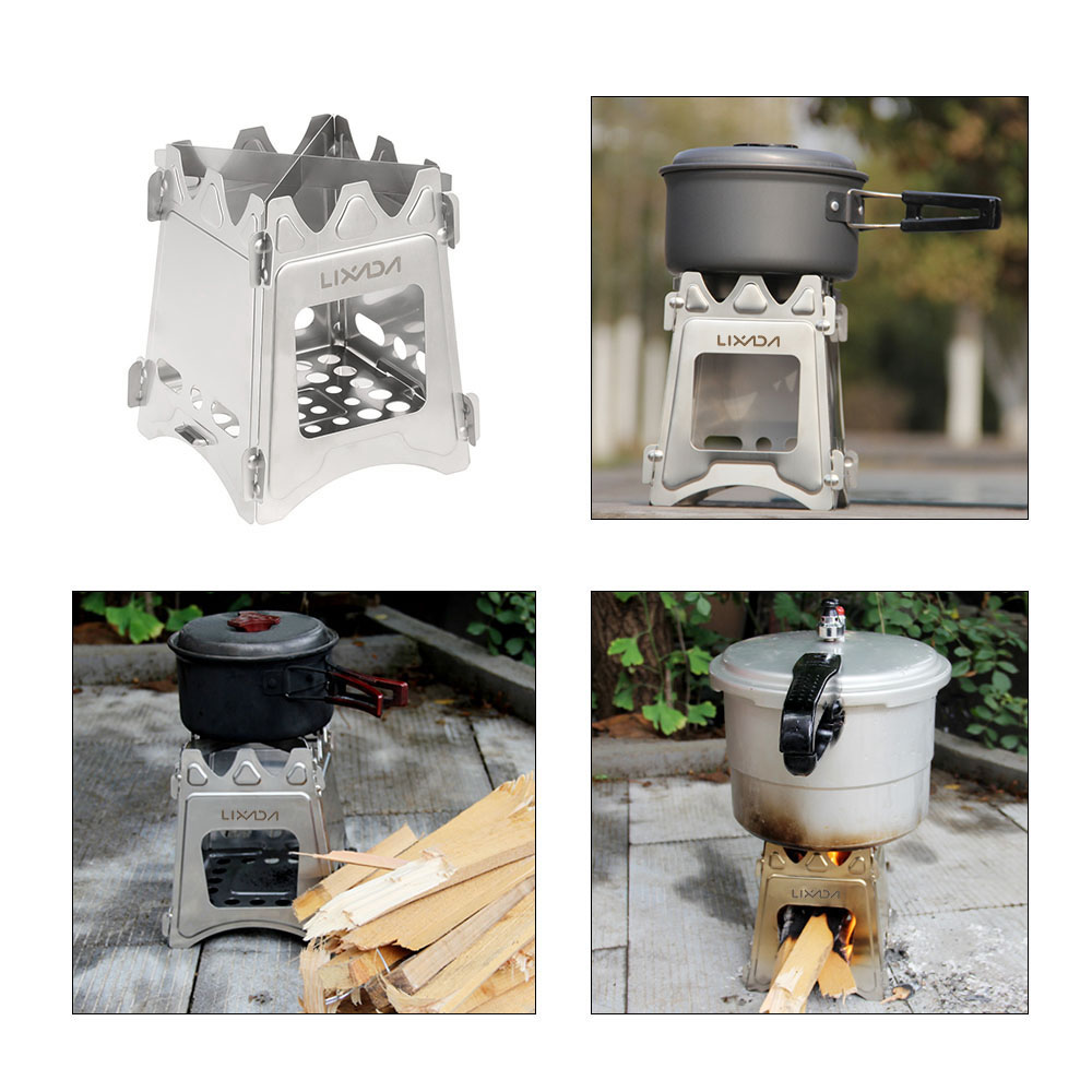 ULTRALIGHT TITANIUM WOOD BURNER CAMPING STOVE - Image 4