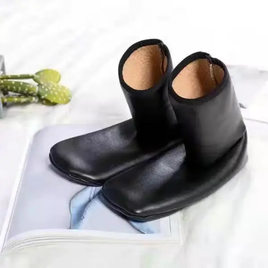 Warm Waterproof Leather Socks - Image 2