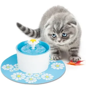 1.6L Flower Style Pet Water Drinking Fountain