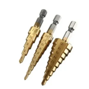 3-SET HSS TITANIUM COATED DRILL BIT