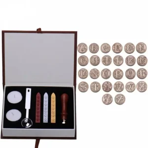 ALPHABET WAX SEAL SET