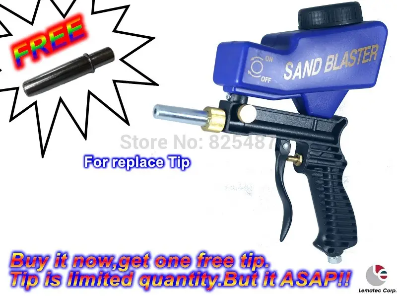 Portable Gravity Feed Sandblasting Gun - Image 3