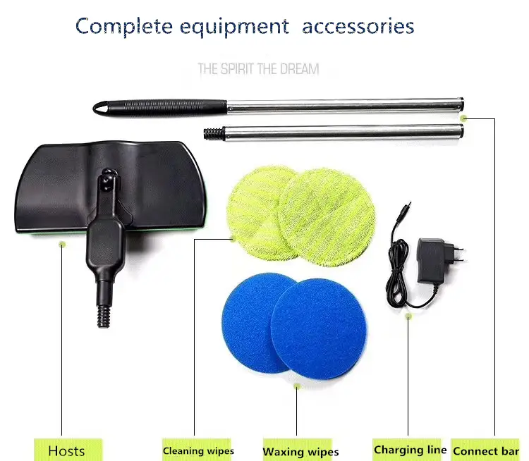 WIRELESS ROTARY ELECTRIC MOP (1 SET) - Image 4