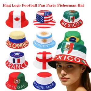 Countries National Flag Bucket Hat – Reversible Football Fan Sun Hat