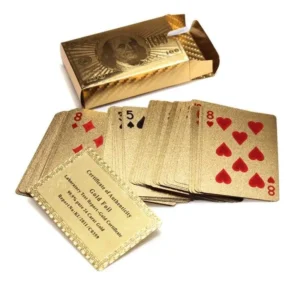 24k Gold Foil Playing Cards