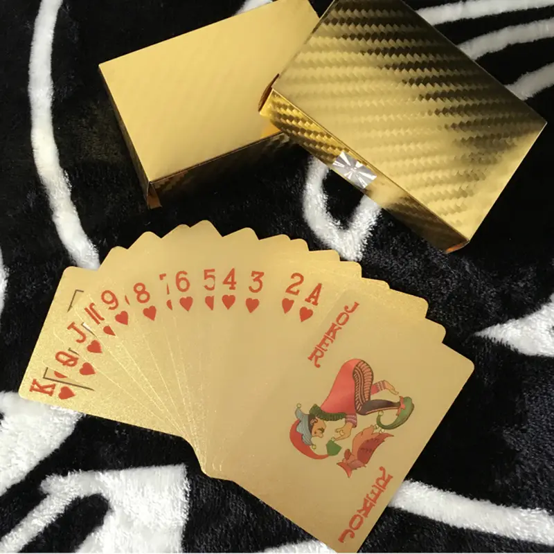 24k Gold Foil Playing Cards - Image 2