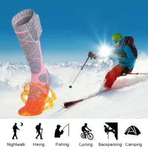 5000 mA Power Bank Heated Winter Socks