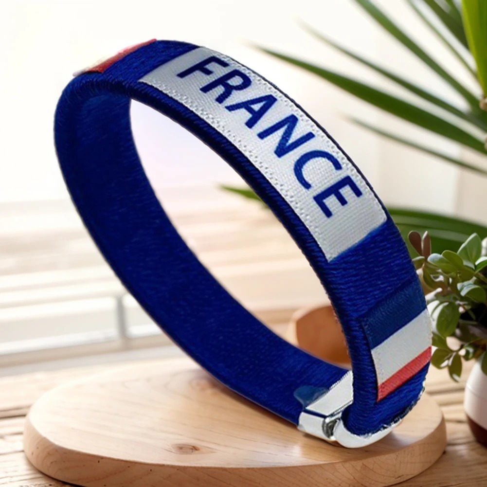 Country Flag Bracelet – 65mm National Flag Bangle Wristband - Image 6