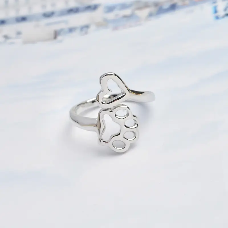 Paw & Heart Ring - Image 4