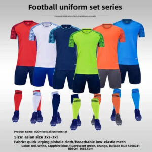 Red Football Uniform Set for Youth