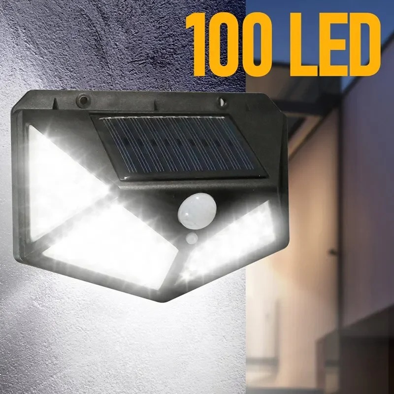 Solar Wall Light Outdoor – Waterproof LED Sensor Garden Lamp - Image 2
