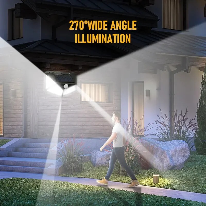 Solar Wall Light Outdoor – Waterproof LED Sensor Garden Lamp - Image 5