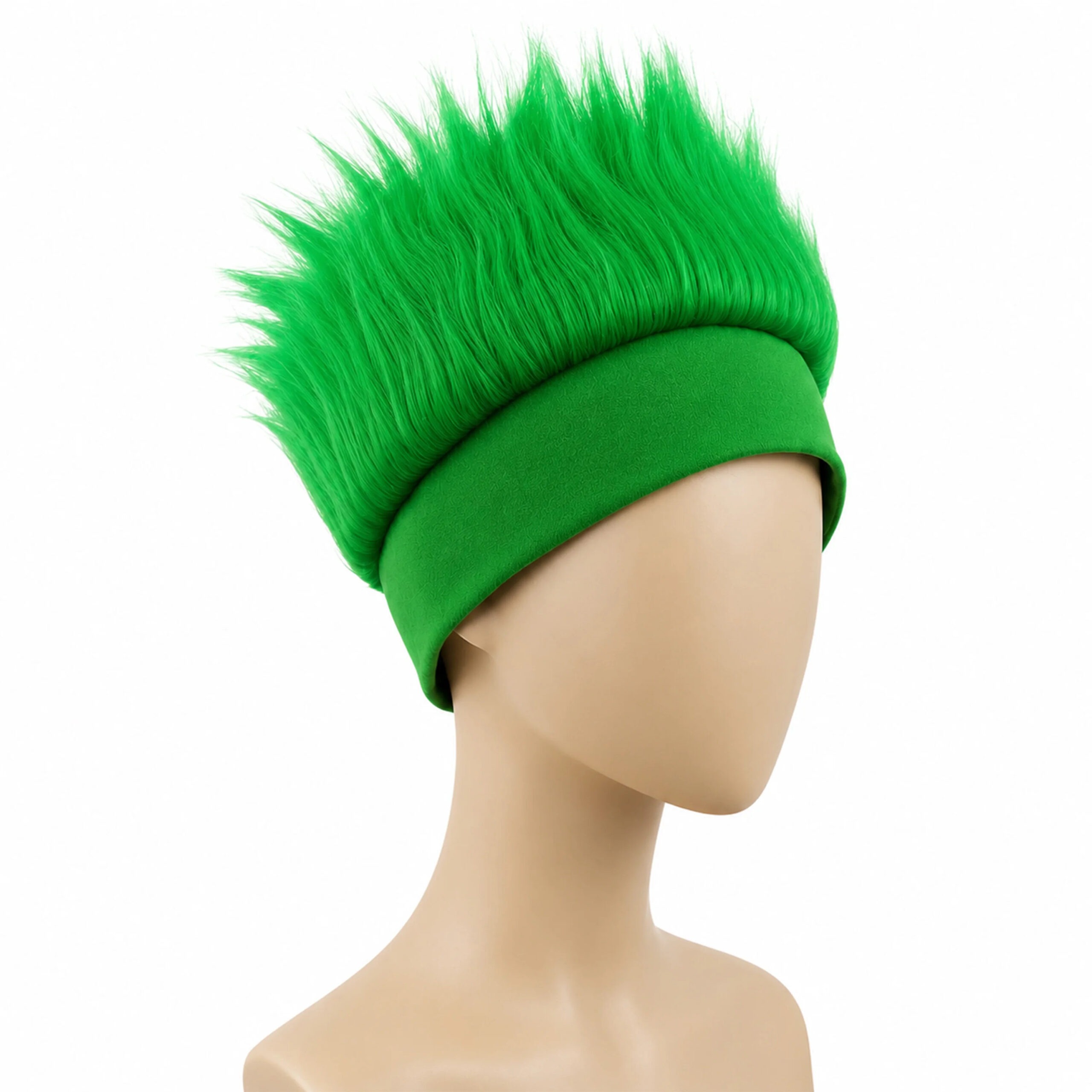 World Cup National Flag Fan Wig with Logo – Football Supporter Costume Headgear - Image 4