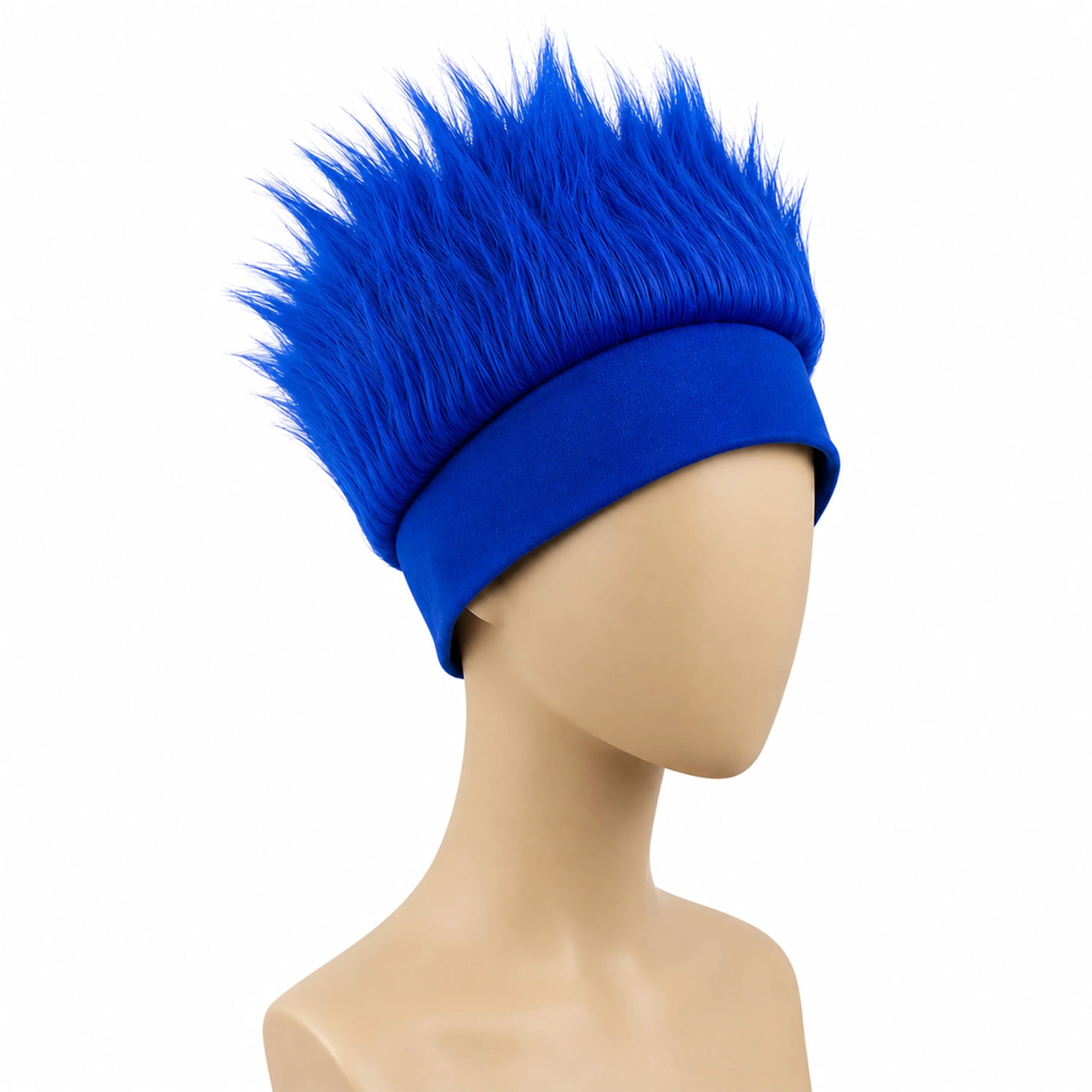 World Cup National Flag Fan Wig with Logo – Football Supporter Costume Headgear - Image 7