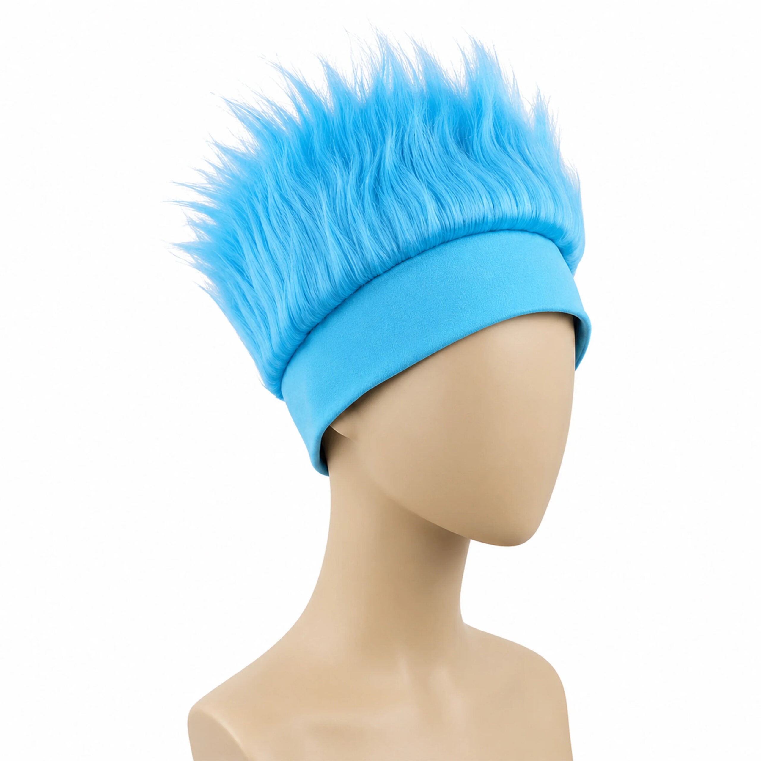 World Cup National Flag Fan Wig with Logo – Football Supporter Costume Headgear - Image 8