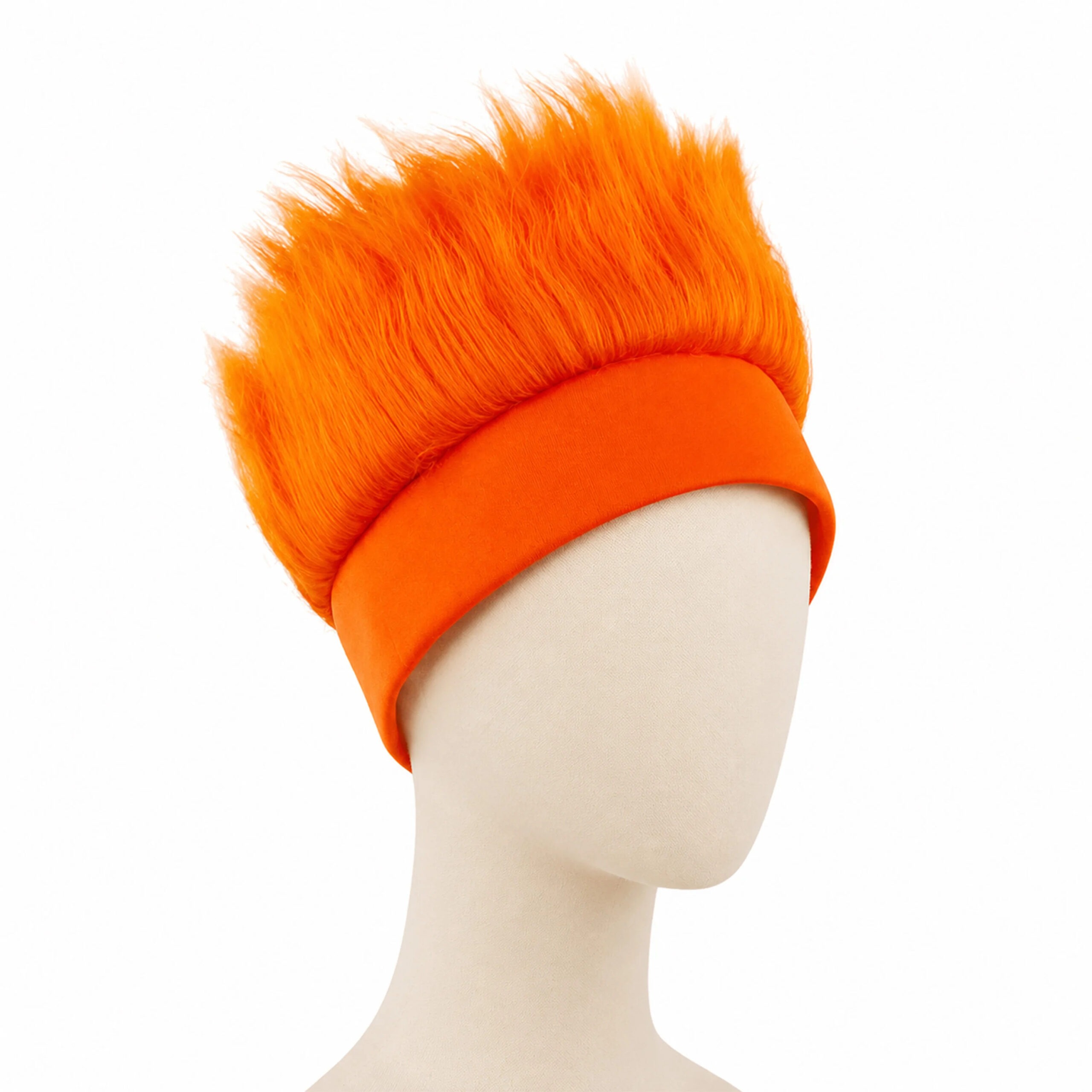 World Cup National Flag Fan Wig with Logo – Football Supporter Costume Headgear - Image 9