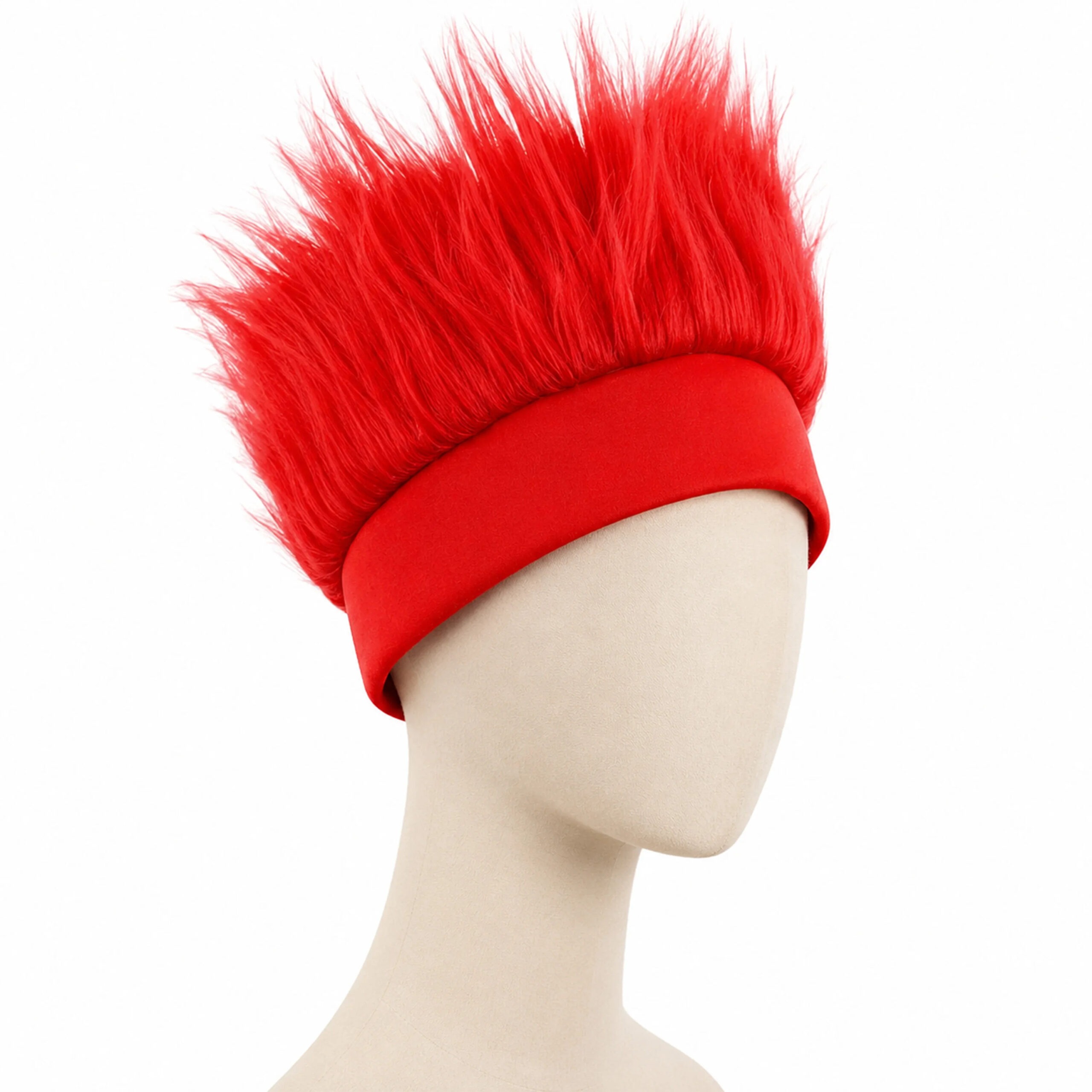 World Cup National Flag Fan Wig with Logo – Football Supporter Costume Headgear - Image 10